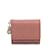 Carteira de couro rosa Dior Cannage  ref.1212767