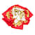 Hermès Rouge Hermes Les Cavaliers d'Or Silk Scarf Foulards Soie  ref.1212781