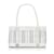 White Burberry Stripes Handbag Leather  ref.1212790