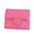 Portafoglio in pelle di caviale Chanel CC rosa  ref.1212867