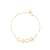 Goldenes Dior-Diorevolution-Armband mit Kunstperlen Metall  ref.1212902