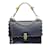 Sac à main Kan I festonné bleu marine Fendi Cuir  ref.1212947