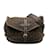 Mini Lin Saumur monogramma marrone Louis Vuitton 30 Tessuto Crossbody Bag Pelle  ref.1212961