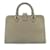 Bolso satchel Cabas con monograma de cuero para bebé gris de Saint Laurent  ref.1212969