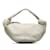 White Bottega Veneta Mini Lambskin Double Knot Bag Leather  ref.1212973