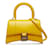 Yellow Balenciaga Hourglass XS Satchel Leather  ref.1212975