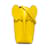 Borsa a tracolla tascabile con elefante Loewe gialla Giallo Pelle  ref.1212983