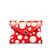 Custodia rossa piccola Epi Kirigami Louis Vuitton x Yayoi Kusama Rosso Pelle  ref.1212995