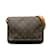Bolsa de ombro com alça curta Louis Vuitton Monogram Musette Tango marrom Couro  ref.1213000
