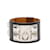 Bracelet Hermès Collier de Chien Argent Cuir Argenté  ref.1213014