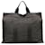 Hermès Black Hermes Herline MM Tote Bag Cloth  ref.1213108