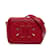 Red Chanel Mini CC Filigree Caviar Vanity Crossbody Leather  ref.1213163
