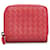 Red Bottega Veneta Intrecciato Leather Coin Pouch  ref.1213215