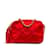 Rote Chanel CC Satin-Ketten-Umhängetasche Leder  ref.1213222