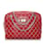 Camera Bolso cámara Chanel grande acolchado de piel de cordero reedición rojo Roja Cuero  ref.1213225