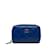 Portamonete blu Chanel CC in pelle di agnello  ref.1213258