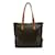 Braune Louis Vuitton-Monogramm-Cabas-Mezzo-Einkaufstasche Leder  ref.1213393