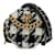 Tweed rond Chanel noir 19 Pochette avec chaîne et porte-monnaie en cuir d'agneau  ref.1213418
