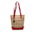 Tan Burberry Haymarket Check Tote Camel Leather  ref.1213434