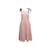 Vestido de encaje Prada Chantilly rosa claro y negro Talla IT 46 Sintético  ref.1213456