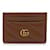 Porta carte Gucci GG Marmont Matelasse marrone Pelle  ref.1213473