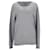 Tommy Hilfiger Suéter masculino regular fit em algodão cinza claro  ref.1213709