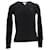 Tommy Hilfiger Camiseta de manga larga ajustada para mujer Negro Algodón  ref.1213720