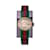 Gucci Relógio Plexi Web Listrado Verde Vermelho 143.5 Mostrador Esqueleto  ref.1213743