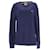 Tommy Hilfiger Tommy Hilifger Mens Tommy Classics Knitted Jumper in Navy Blue Cotton  ref.1213754