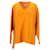 Tommy Hilfiger Damen-Pullover mit entspannter Passform Gelb Baumwolle  ref.1213761