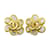 Chanel CC Clip On Earrings Golden Metal  ref.1213826