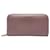 Burberry Leather zip around wallet Pink Pony-style calfskin  ref.1213870