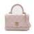 Chanel CC Caviar Quilted Small Handle Flap Bag AS2215 Pink Leather  ref.1213949