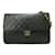 Chanel Borsa a patta singola classica media Nero Pelle Agnello Pelle  ref.1213955