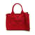 Prada Canapa Logo Tote Bag 1BG439 Red Cloth  ref.1213989