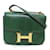 Hermès Bolso bandolera Constance de piel  061741CC Verde Cuero  ref.1213995