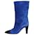 Gabrielle Chanel Blue suede pointed toe boots - size EU 36.5 Leather  ref.1214038