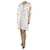 Autre Marque Abito bianco con bordi in pizzo - taglia S/M Cotone  ref.1214128