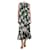 Autre Marque Black sleeveless floral dress - size UK 14 Cotton  ref.1214135