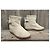 Botines Isabel Marant Basley de ante eggshell Blanco roto - vista 3