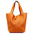 Hermès Serrure Hermes Orange Clémence Picotin 22 Cuir Veau façon poulain  ref.1214181