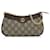 Gucci Brown Small GG Supreme Ophidia Baguette Beige Cloth Cloth  ref.1214222