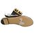 Sandali Givenchy in pelle martellata nera Nero - vista 5