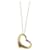 TIFFANY & CO. Elsa Peretti Open Heart Pendant in 18k yellow gold Silvery Metallic Metal  ref.1214237