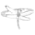 TIFFANY & CO. Anel de libélula em 18K ouro branco 0.08 ctw Prata Metálico Metal  ref.1214238
