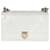 Bolsa pequena com aba Diorama Christian Dior White Micro Cannage Patent Branco Couro  ref.1214273
