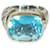 David Yurman Noblesse Blautopas-Ring aus Gelbgold/Sterlingsilber Metallisch Metall  ref.1214279