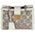 Gucci Beige GG Supreme Canvas Berry Kleine Tasche mit Vorhängeschloss Braun Leinwand  ref.1214311