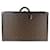 Malle Louis Vuitton Monogram Macassar & cuir noir Alzer 70 Toile Marron  ref.1214328