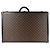 Malle Louis Vuitton Monogram Macassar & cuir noir Alzer 70 Marron - vue 3